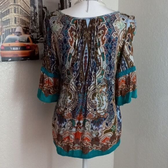 Bila teal multicolor swing top - Picture 7 of 11